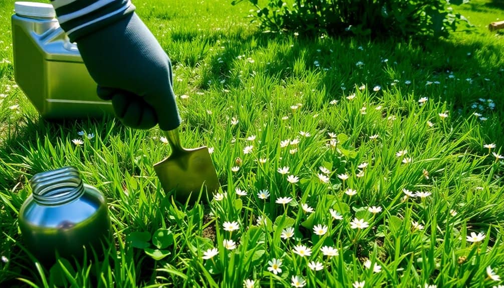 eliminate clover from lawn