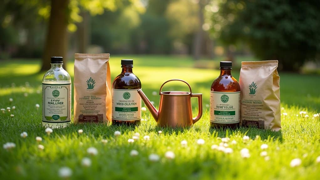 best organic lawn products