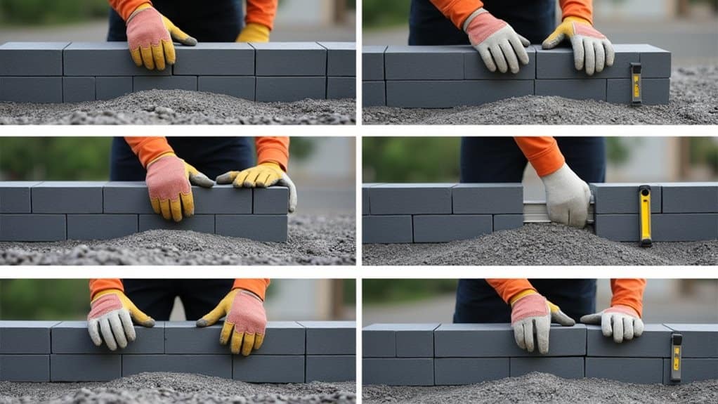 installing retaining wall blocks