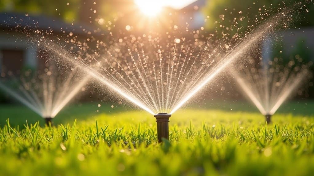 lawn irrigation quality enhancement devices