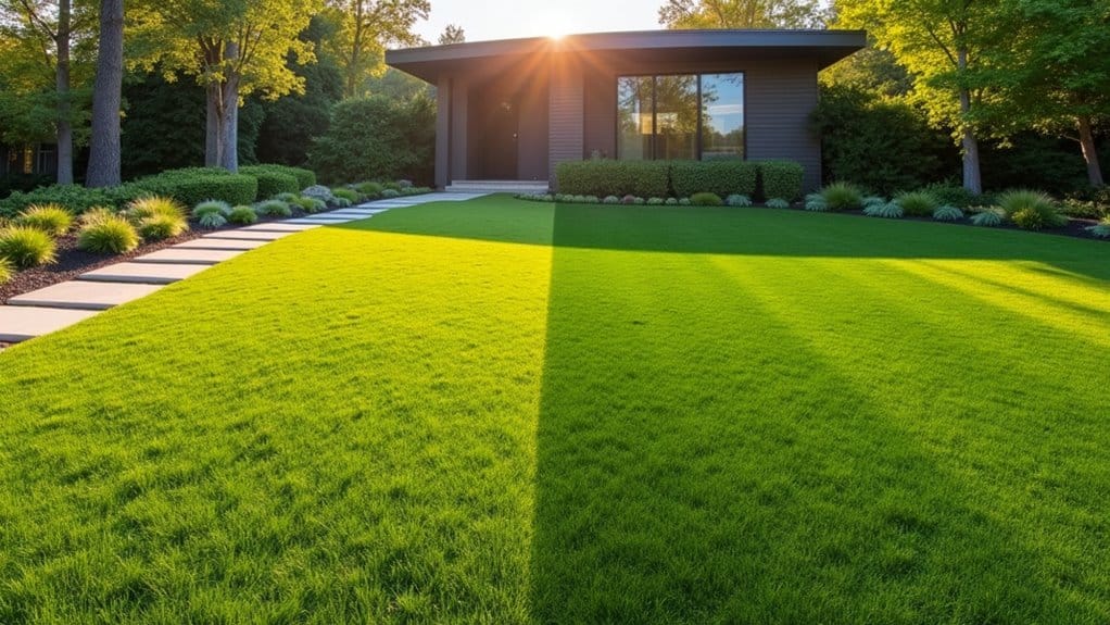 modern landscaping turf fertilizer