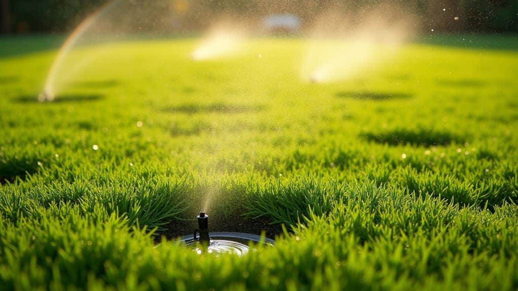 post aeration lawn watering