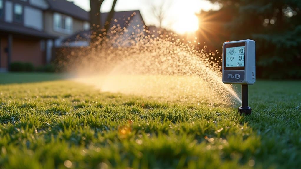 winter lawn watering frequency