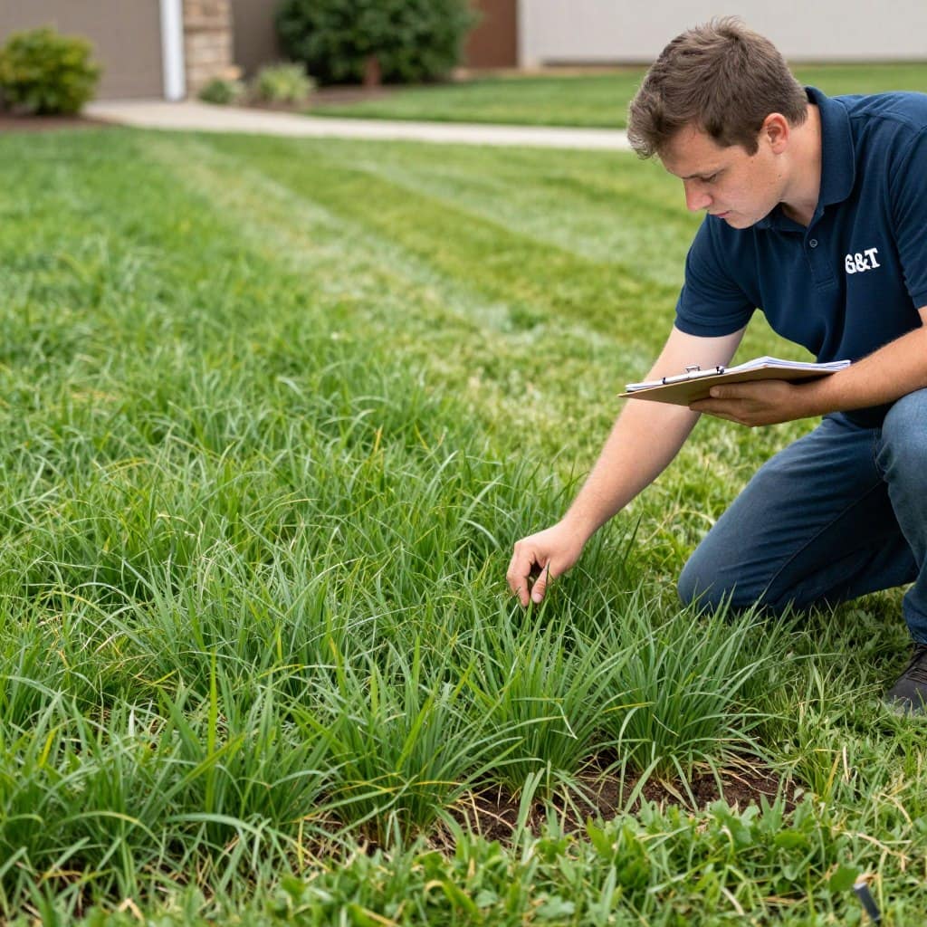 Follow-up lawn inspection and quality assessment Follow-up lawn inspection and quality assessment