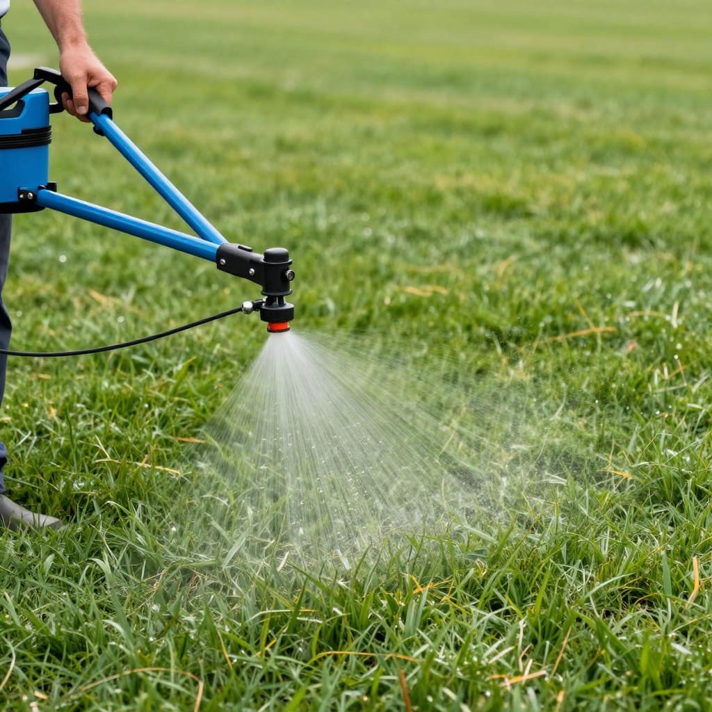 Lawn fertilization application and treatment program Lawn fertilization application and treatment program