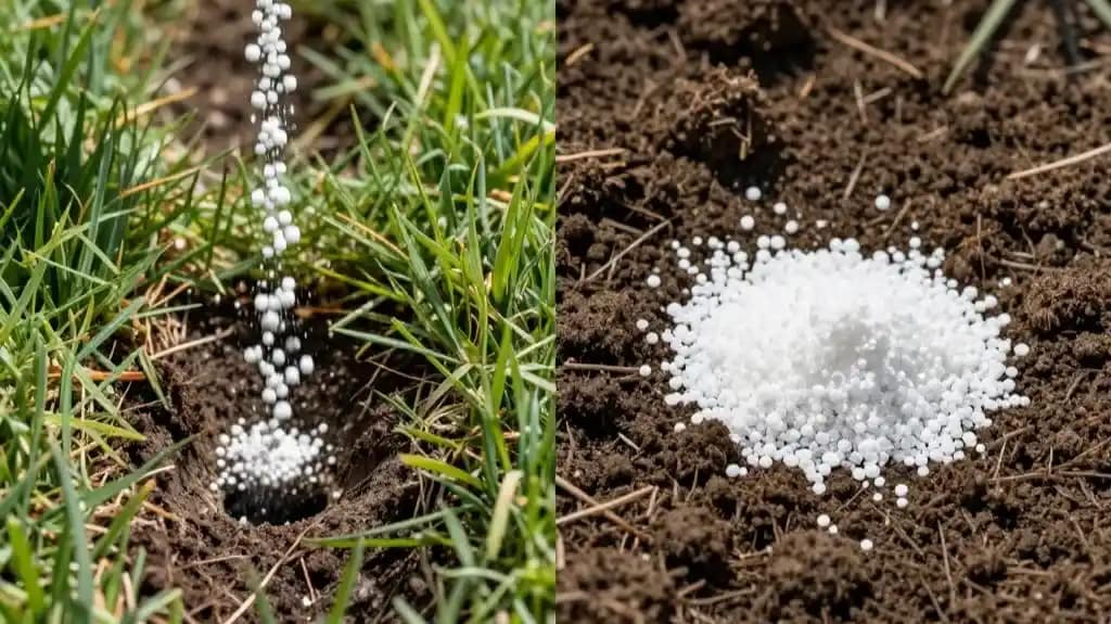 Improved fertilizer effectiveness after turf aeration in Munster.