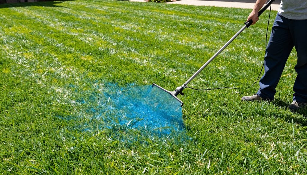 C&T Lawn and Landscape — turf fertilizer in Dyer, IN showing even green coverage