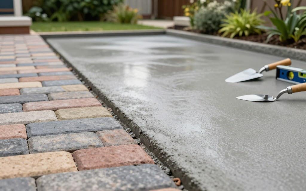 hardscape installation