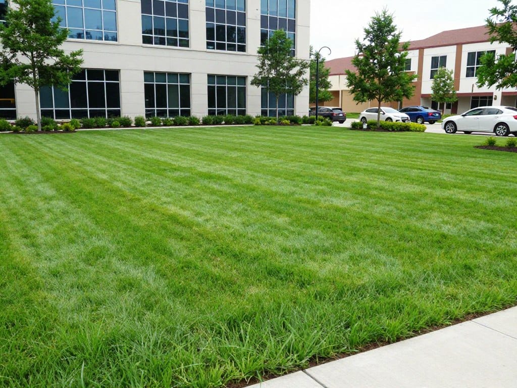 Commercial property lawn maintenance in Dyer Indiana Commercial property lawn maintenance in Dyer Indiana