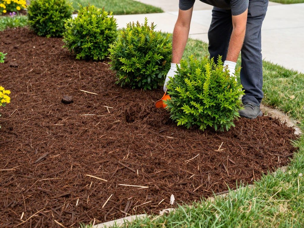 Landscaping and mulch installation service by C&T Lawn and Landscape in Dyer Landscaping and mulch installation service by C&T Lawn and Landscape in Dyer