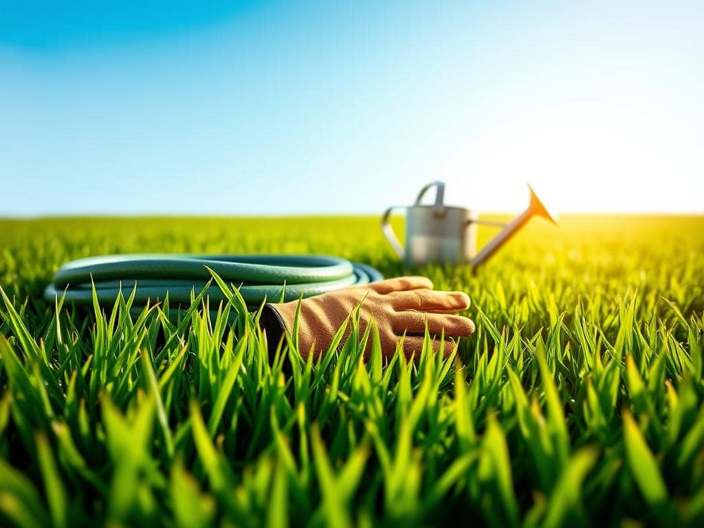 when to water lawn after weed and feed