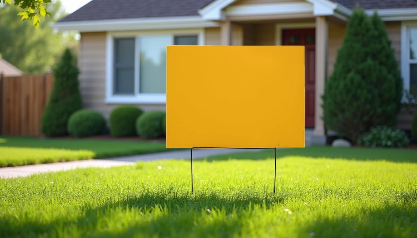 weather resistant yard sign stakes