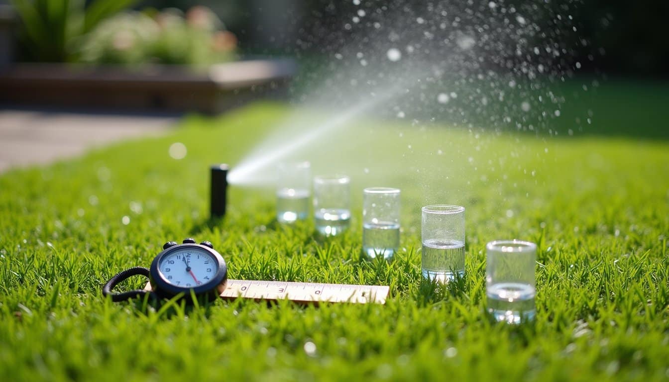 lawn irrigation water gauge usage