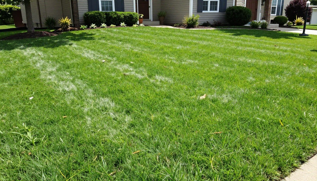 Beautiful thick green lawn in Dyer after professional dethatching and lawn care services Beautiful thick green lawn in Dyer after professional dethatching and lawn care services