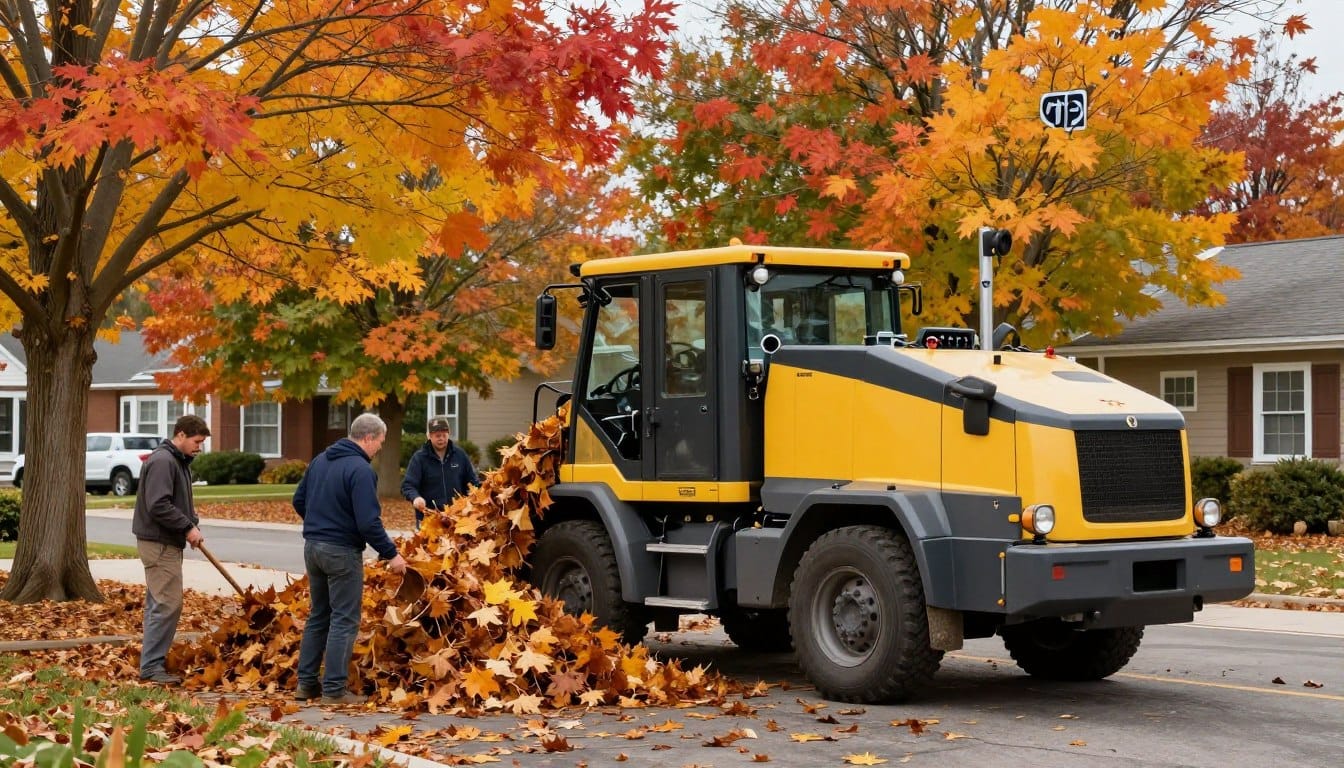 Fall preparation and leaf cleanup services Fall preparation and leaf cleanup services