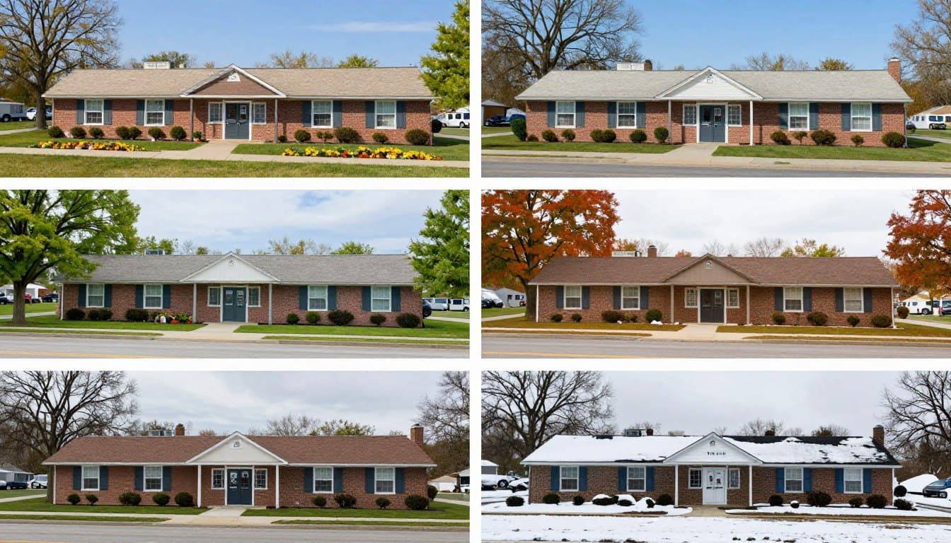Four seasons of commercial landscape care in Dyer Four seasons of commercial landscape care in Dyer