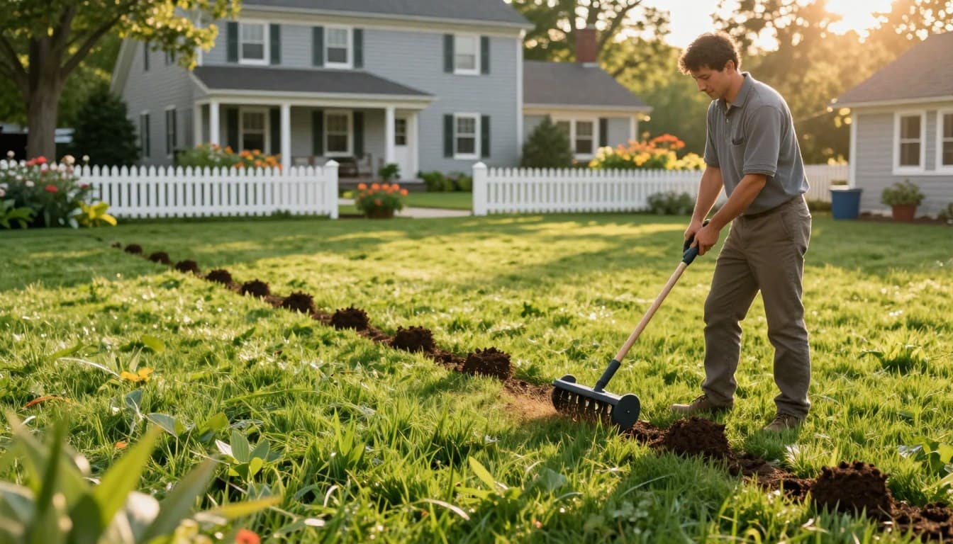 when to aerate lawn in ct