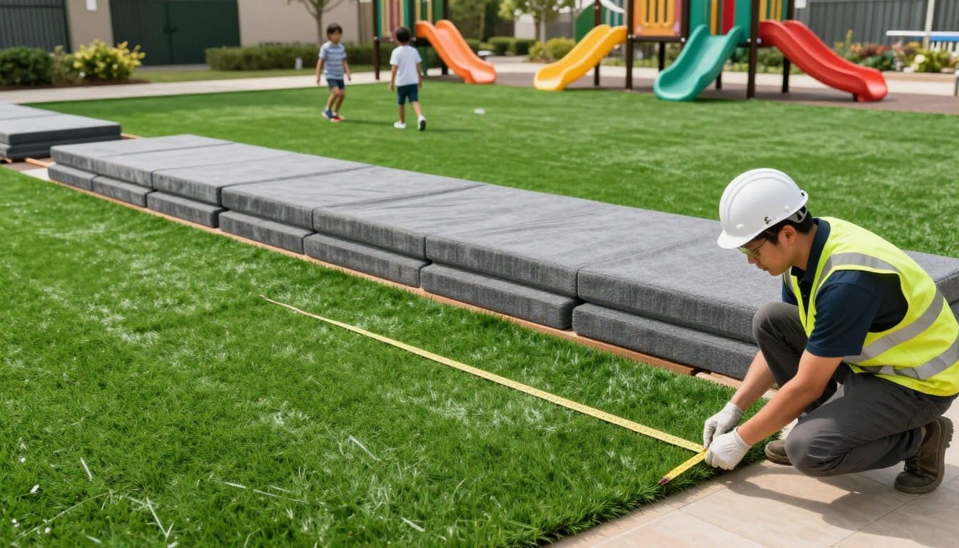synthetic turf installation