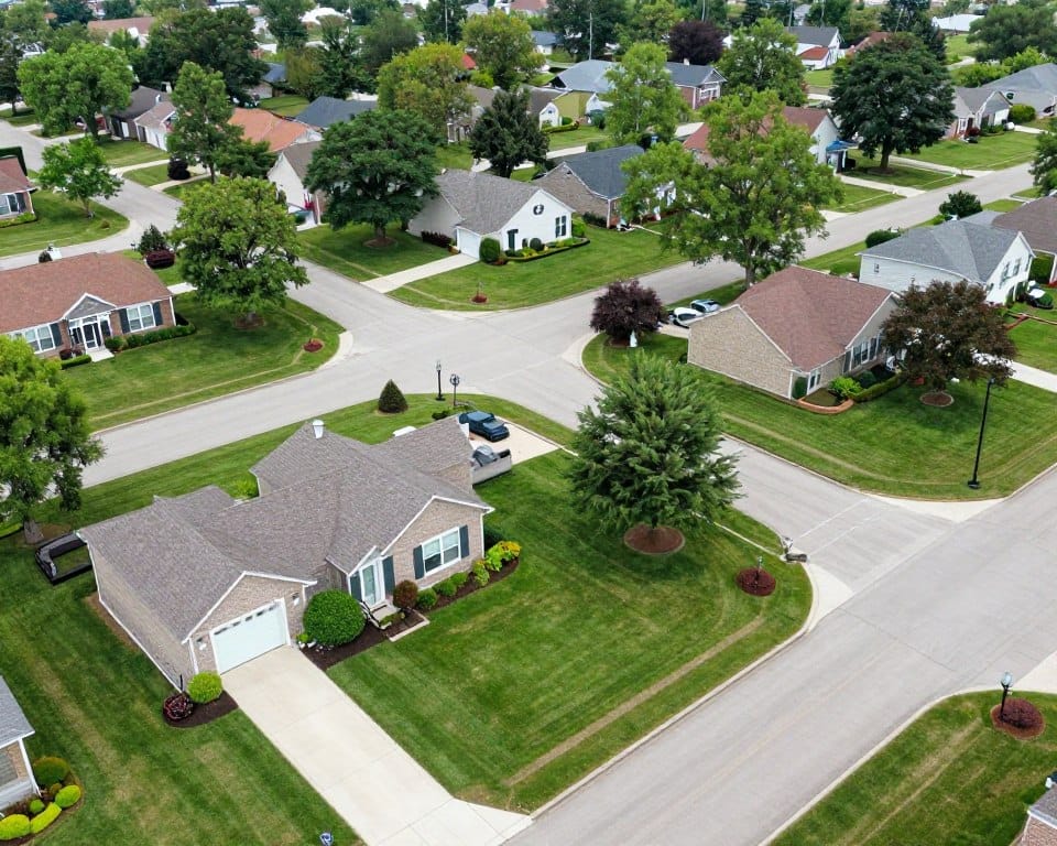 Local Dyer Indiana neighborhood showing service area for C&T Lawn and Landscape Local Dyer Indiana neighborhood showing service area for C&T Lawn and Landscape
