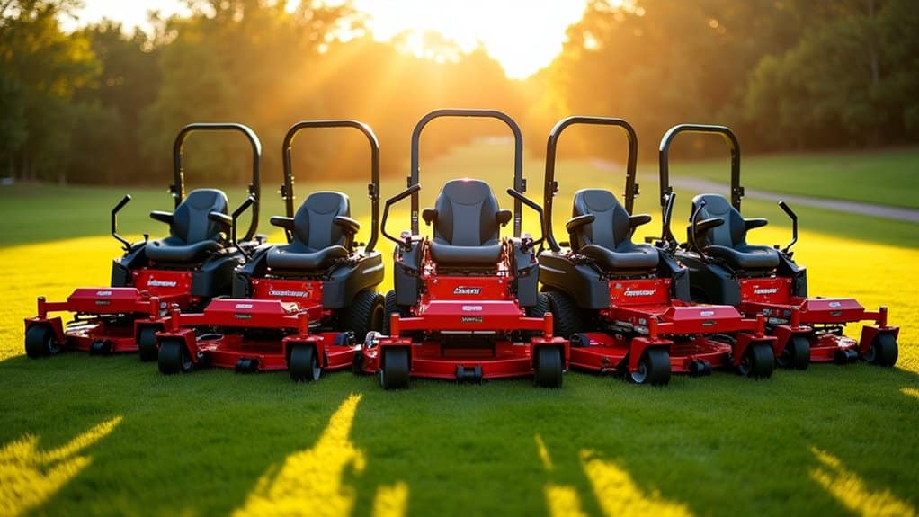 cutting edge professional lawn mower technology