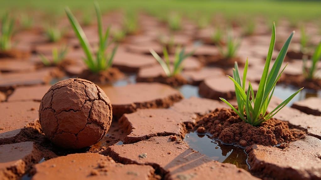 dense clay soil structure