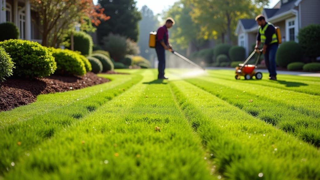 seasonal lawn care regimen