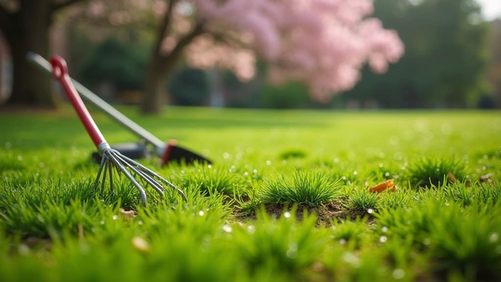 spring lawn rejuvenation inspection